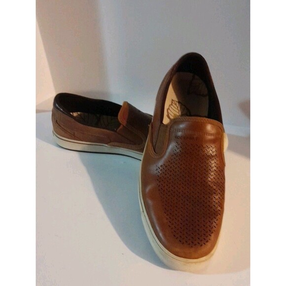 Rockport Adiprene Mens Size 10 Brown Leather Slip-on Loafer Comfort  Leisure - Picture 2 of 11